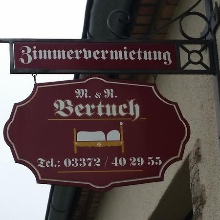 Zimmervermietung M&R Bertuch Jüterbog エクステリア 写真