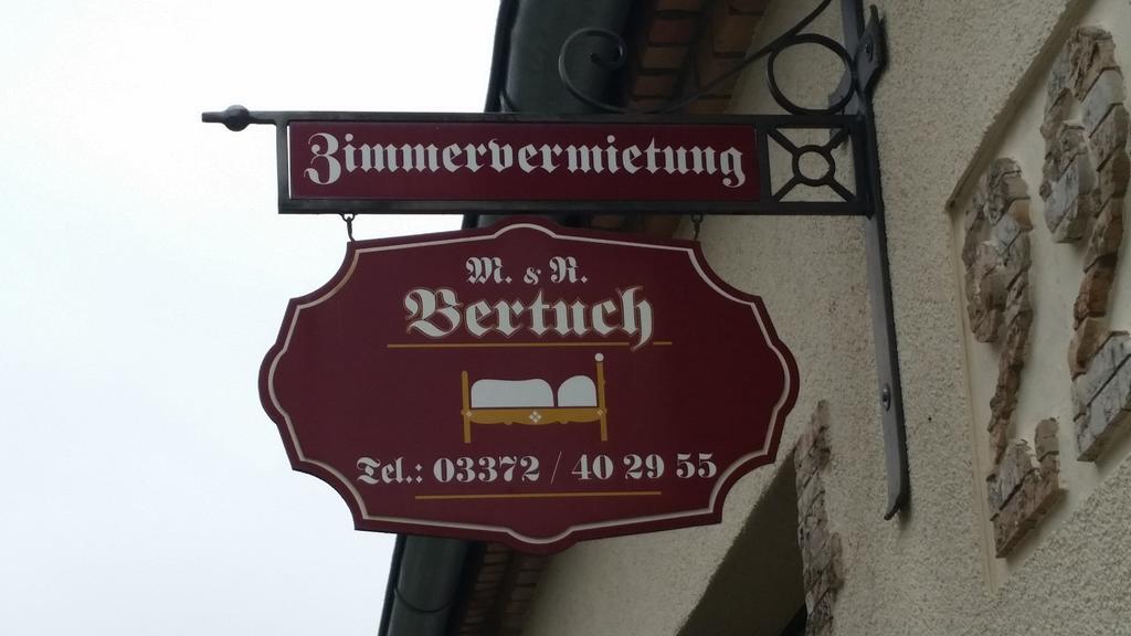 Zimmervermietung M&R Bertuch Jüterbog エクステリア 写真